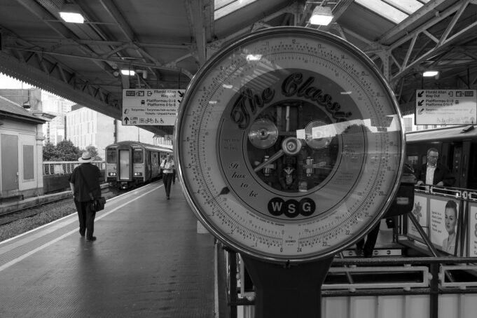 Best Smart Scale For Couples Weighing scales: Cardiff Central station, Wales